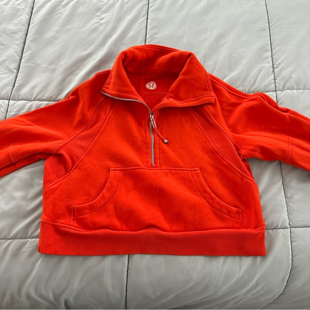 Lululemon oversized half zip scuba xs/s